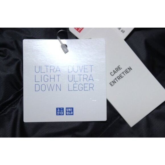 nwt UNIQLO Women's Packable Ultra Light Down Vest in Black (XL, Fits Like L) - Picture 7 of 8
